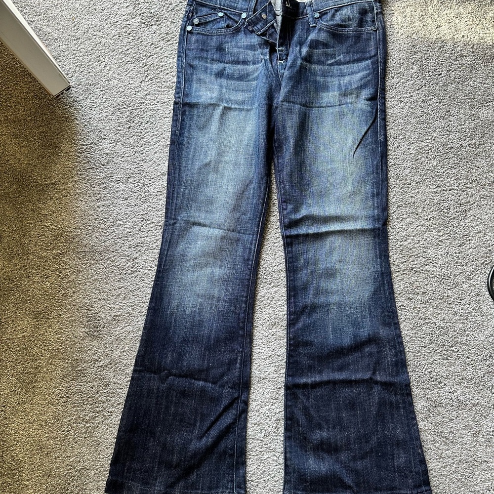 Rock & Republic Dark Blue Flare Jeans As is